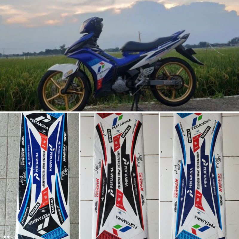 Striping variasi decal new Jupiter MX 135 Mandalika