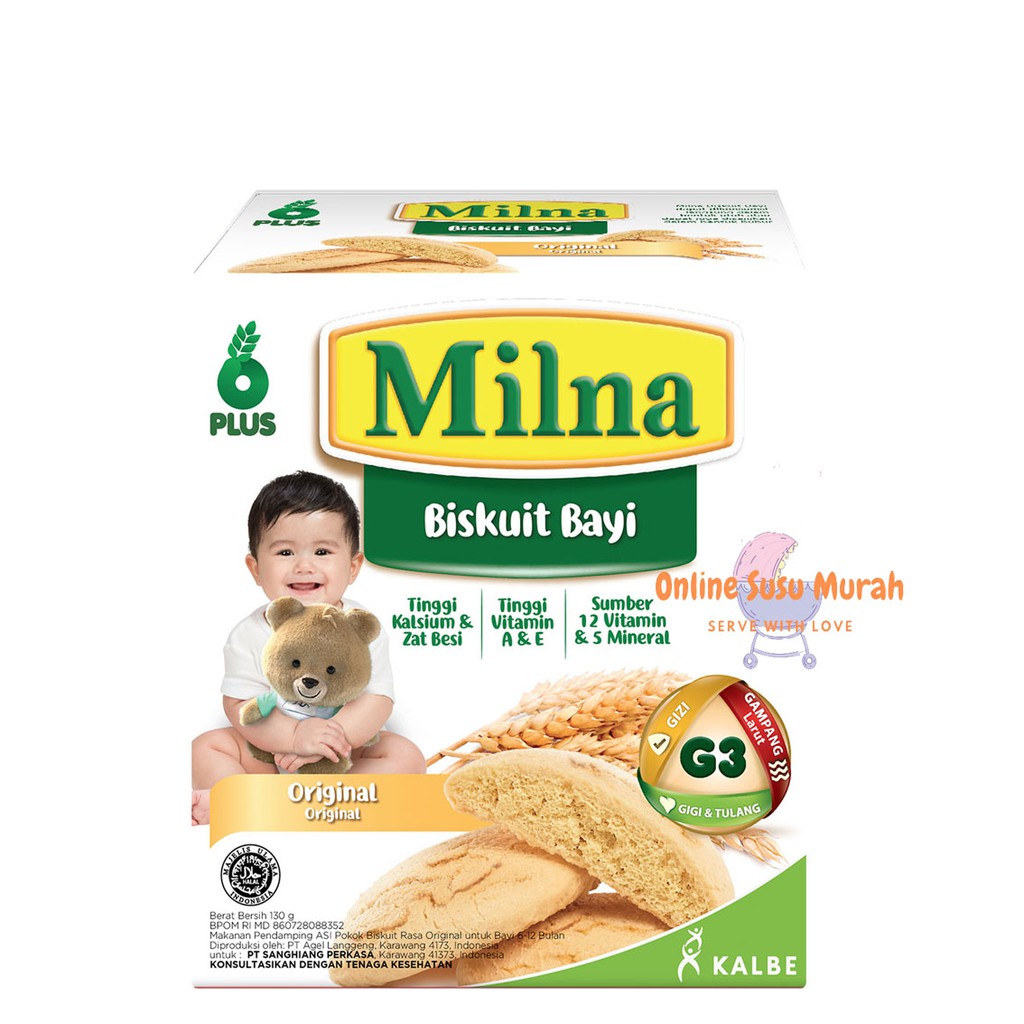 MILNA BISKUIT BAYI USIA 6-12 BULAN