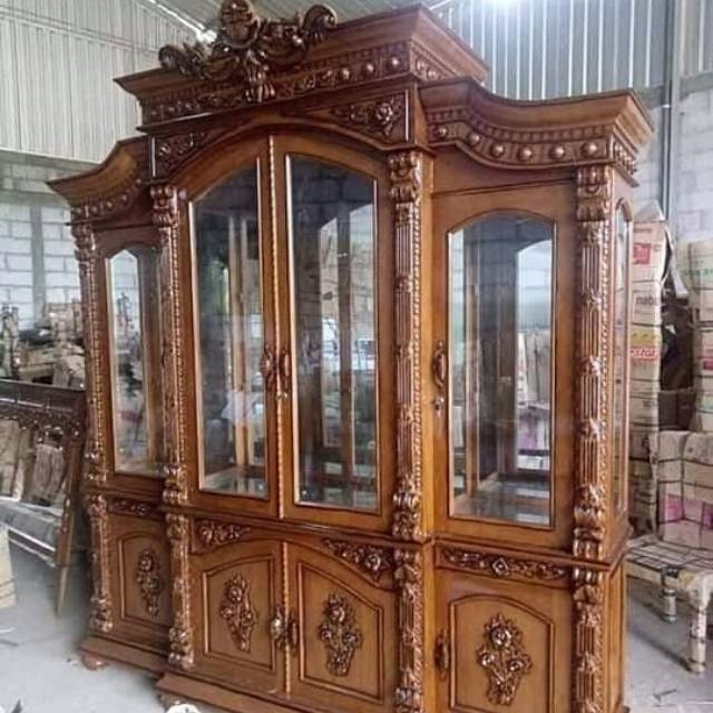 Almari pajangan.almari hias.almari rak kaca
