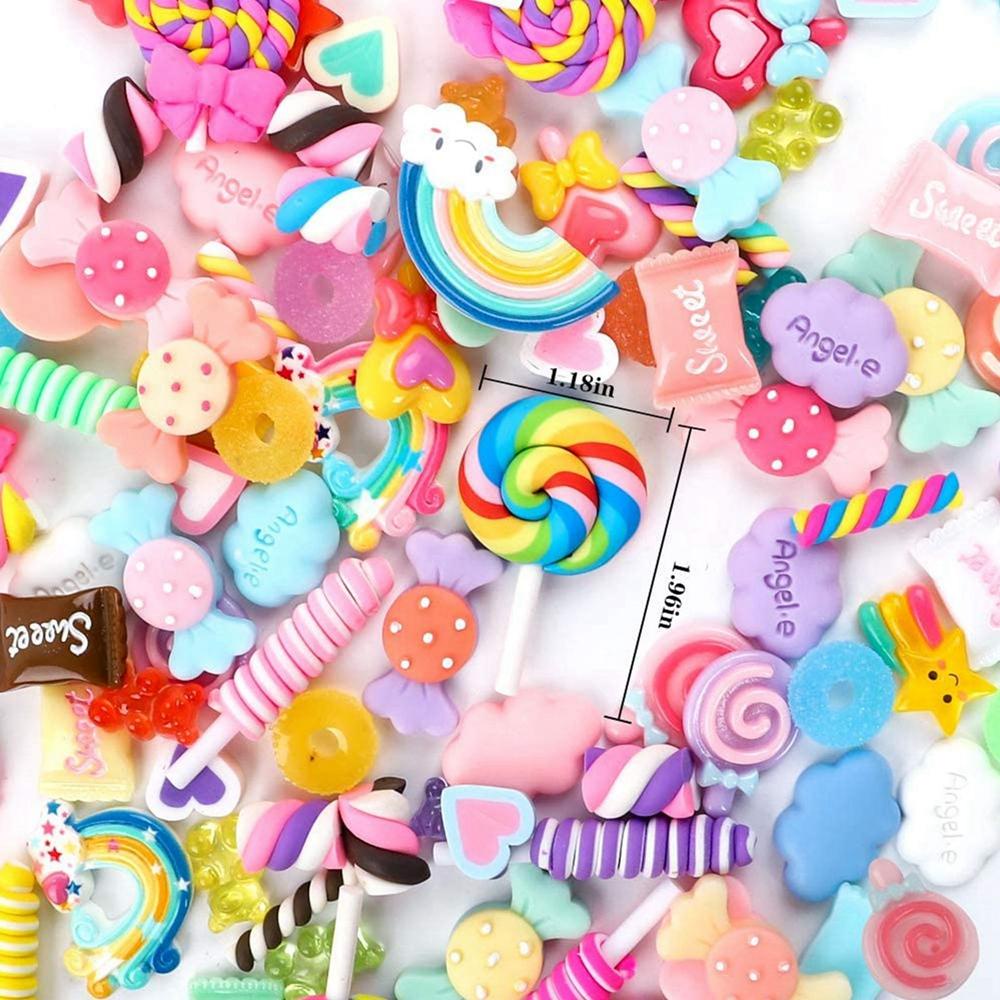 [Elegan] Slime charms Ringan Tidak Beracun Untuk Jepit Rambut Gantungan Kunci croc Aksesoris Permen Pesona Hadiah Perlengkapan scrapbooking