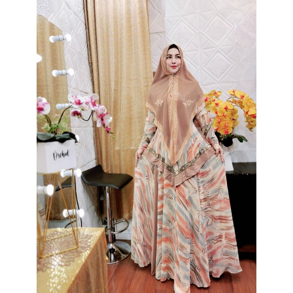 akasma printing syari ori ys (yodizen) premium set