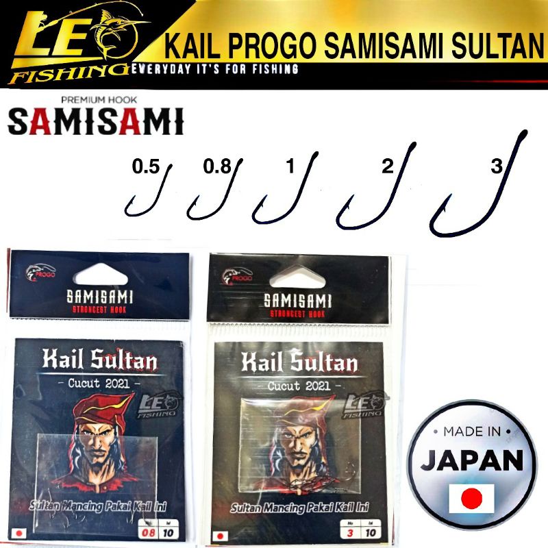 KAIL PANCING PROGO SAMISAMI SULTAN AKITAKITSUNE TERSEDIA SIZE 0.5 0.8 1 2 3JAPAN QUALITY PRODUK