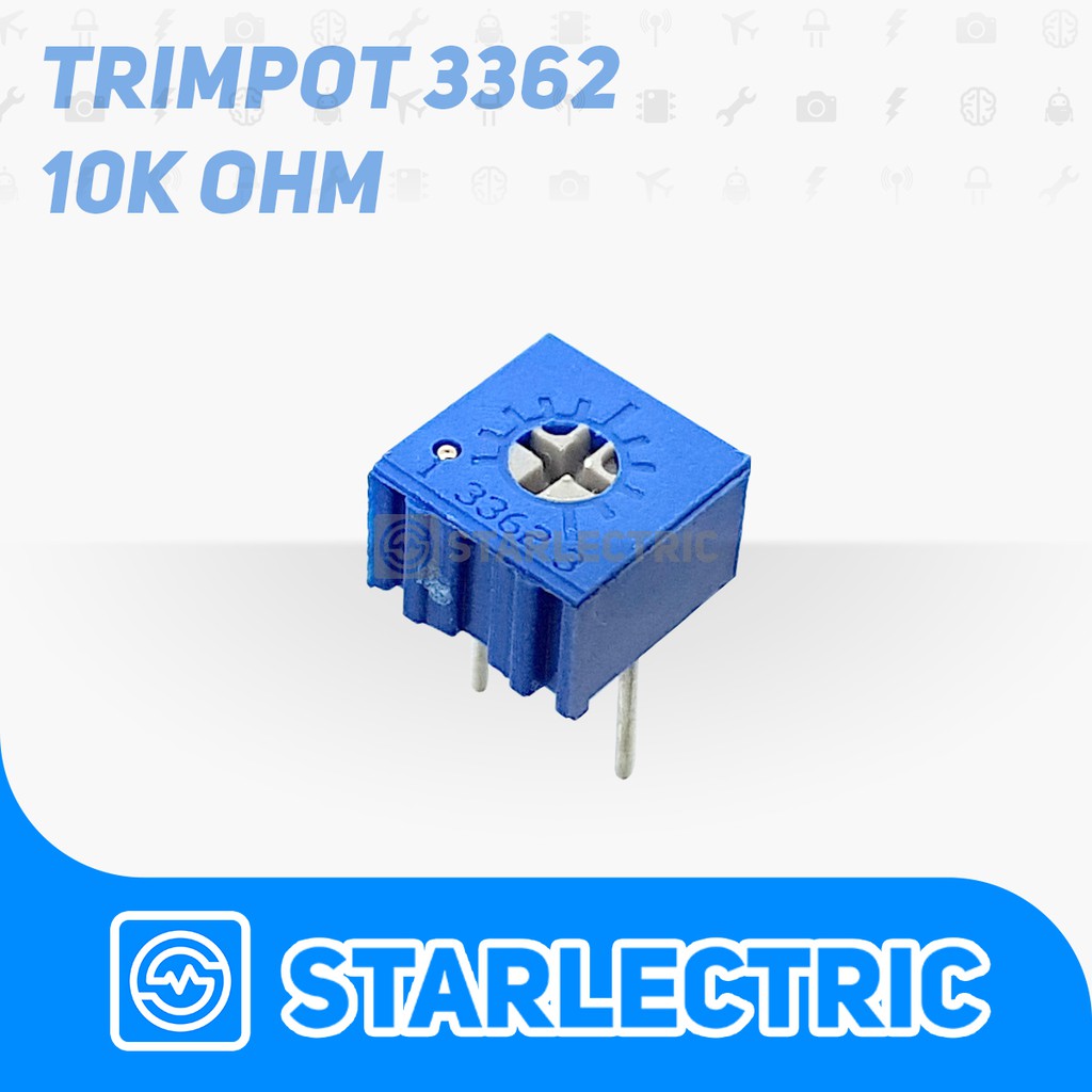 Trimpot 3362P / variabel resistor Presisi 103 (10k ohm)