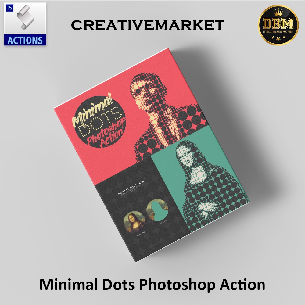 Minimal Dots Photoshop Action