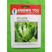 SELADA GREEN ROMAINE 5 GRAM PACK KECIL biji Benih SELADA Hijau Known You Seed