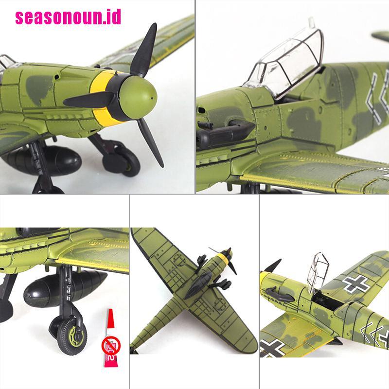 (seasonoun) 1pc Mainan model Pesawat Tempur Skala 1 / 48