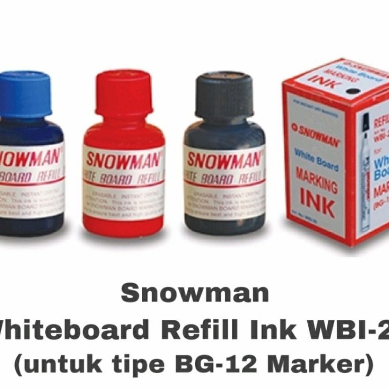 

ISI ULANG TINTA SPIDOL SNOWMAN WHITEBOARD BISA DIHAPUS