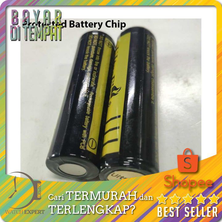 TERMURAH Baterai 18650 Protection Board 6000mAh 3.7V Button Top