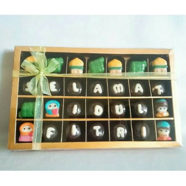 

Cokelat ucapan selamat idul fitri