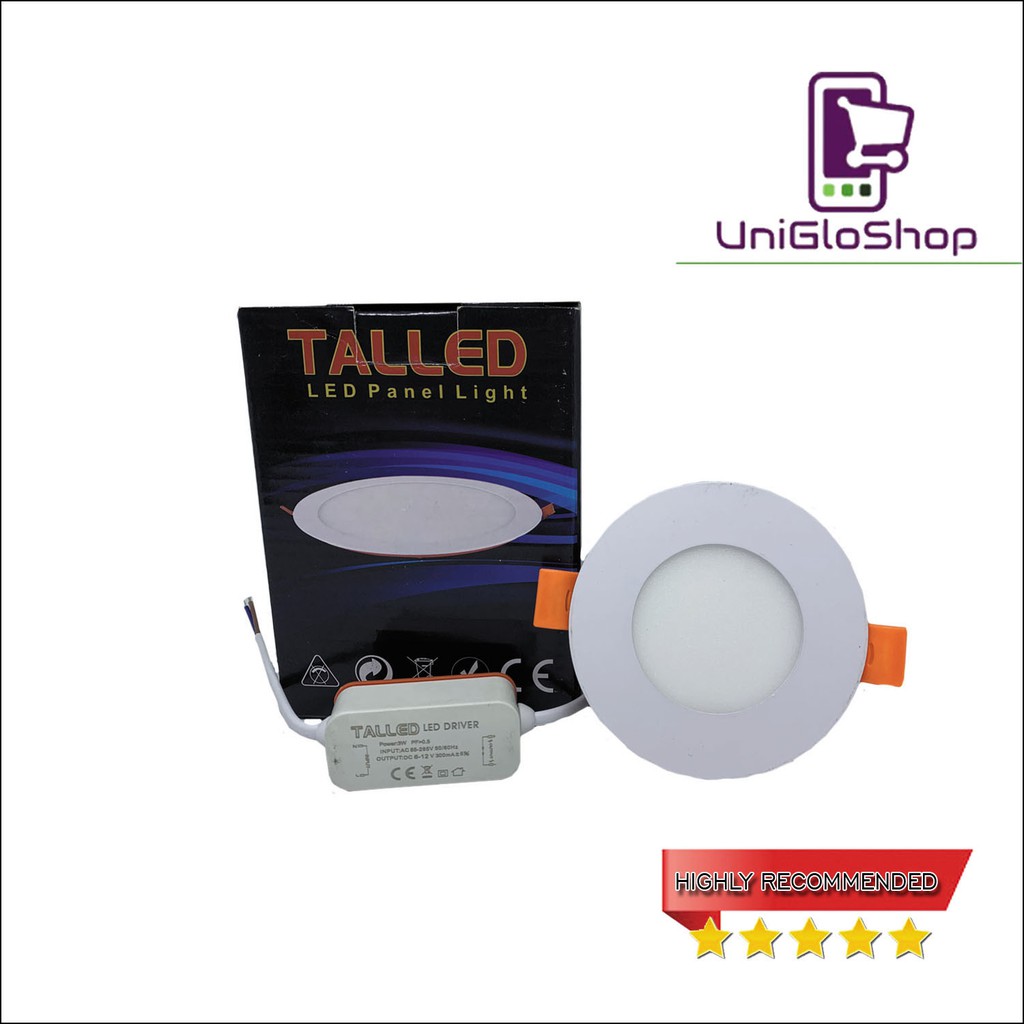 Lampu panel led 3 watt warna