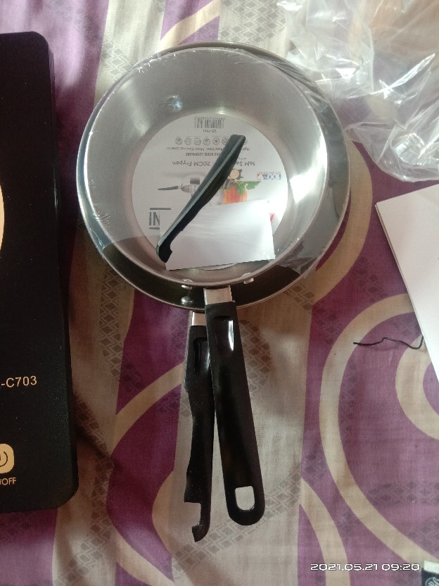 Home-klik Maspion Panda Fit A Set Wajan Penggorengan Sauce Pan 16 Cm & Fry Pan 20 Cm