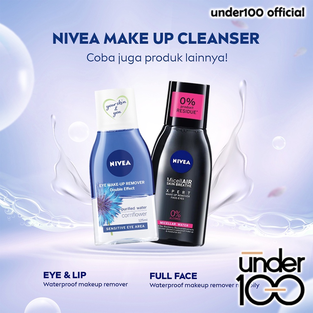 ❤ UNDER100 ❤ NIVEA Micellar Water MicellAir 125 | 200 | Xpert, Eye Remover make Up (✔️BPOM)