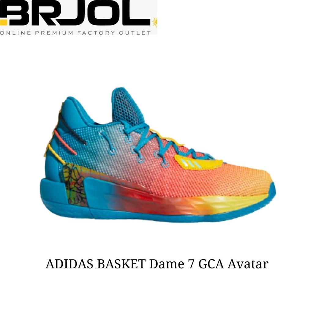 SEPATU BASKET PRIA ORIGINAL ADIDAS Dame 7 GCA Avatar FZ4409