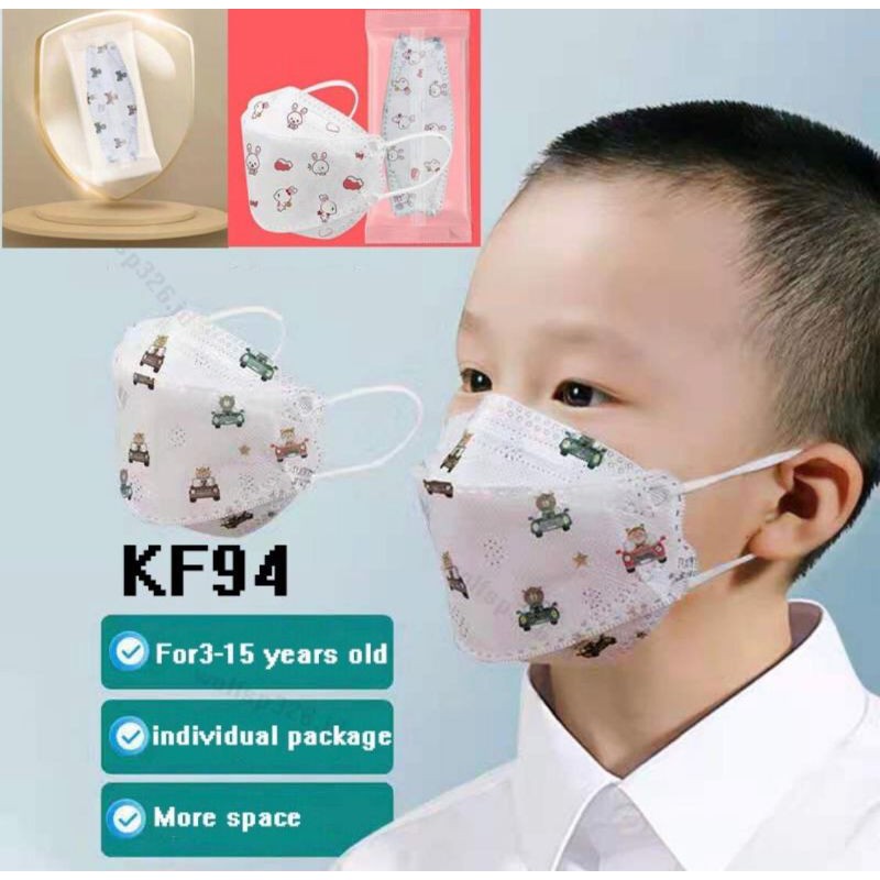 Masker Anak KF 94 3-8 th duckbill