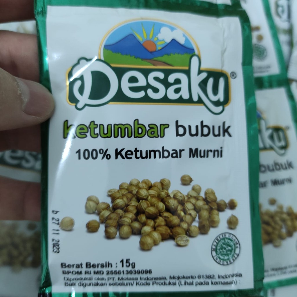 

DESAKU Ketumbar Bubuk 1 Renceng Isi 12 Sachet 15gr