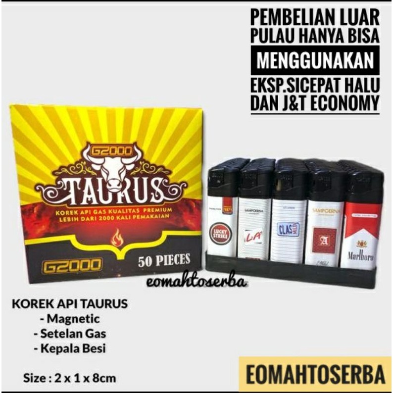 NEW KOREK MAGNIT G2000 TAURUS ISI 50PCS KOREK TAURUS MOTIF 50 PCS