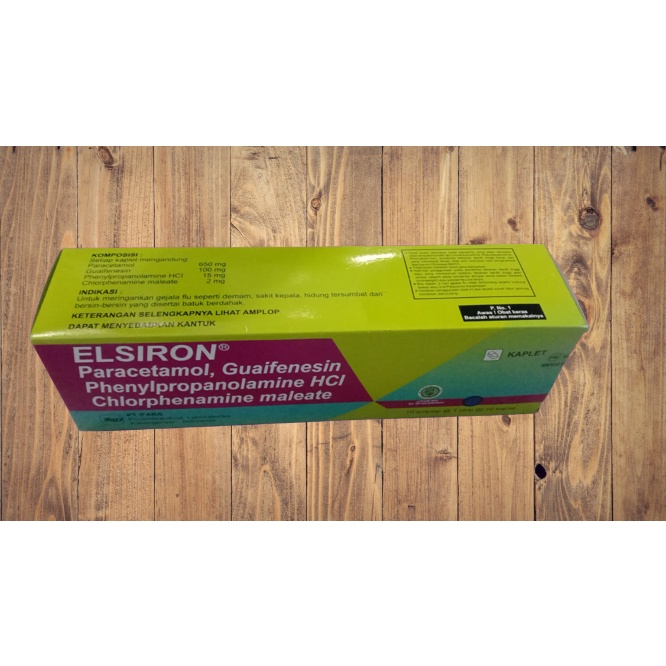 ELSIRON TABLET ISI 10 STRIP BOX'S