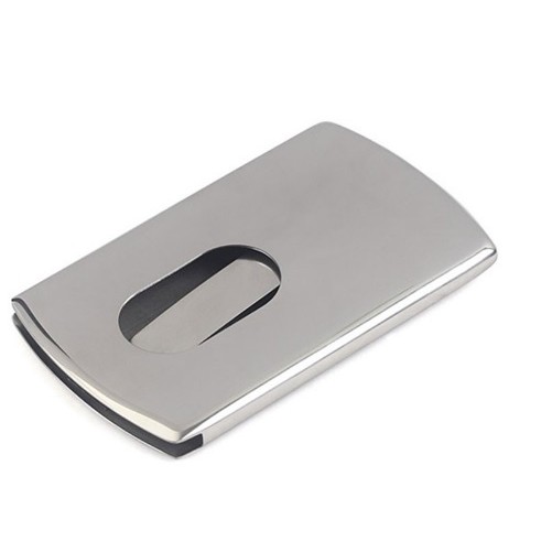 Card Holder Tempat Kartu Nama Stainless slide