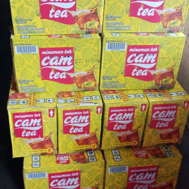 

Minuman teh cam tea