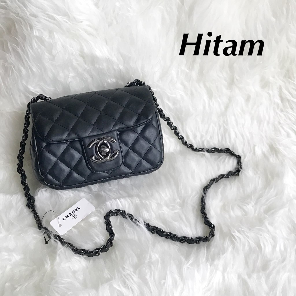 Tas Slempang Chanel Baby Sling Mini Import Batam