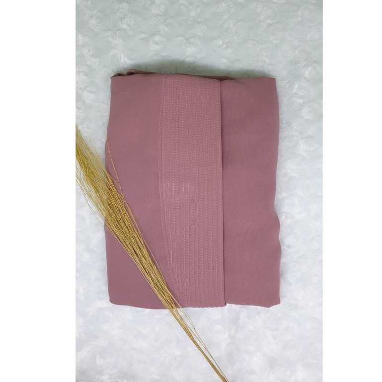 PROMO 9.9  Jilbab Instant Khimar Raudah Ouval Khimar Kancing 2 Layer / Jilbab Kancing 2 Layer-DOVE (DUSTY PURPLE)