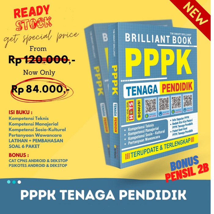 

✨COD✨ BUKU SOAL & TES PPPK TENAGA PENDIDIK 2021