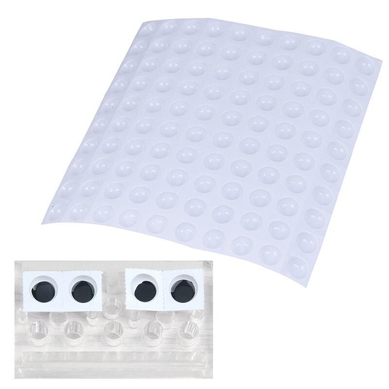 100pcs Tear-off Tattoo Ink Cup Eyelash Glue Adhesive Tray Plastic Pigment H