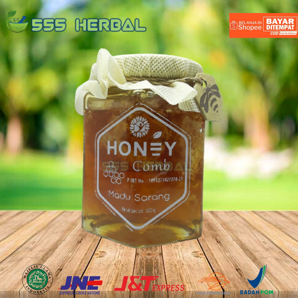 

Madu Sarang Honey Comb Sari Bunga Asli Premium 320 Gram