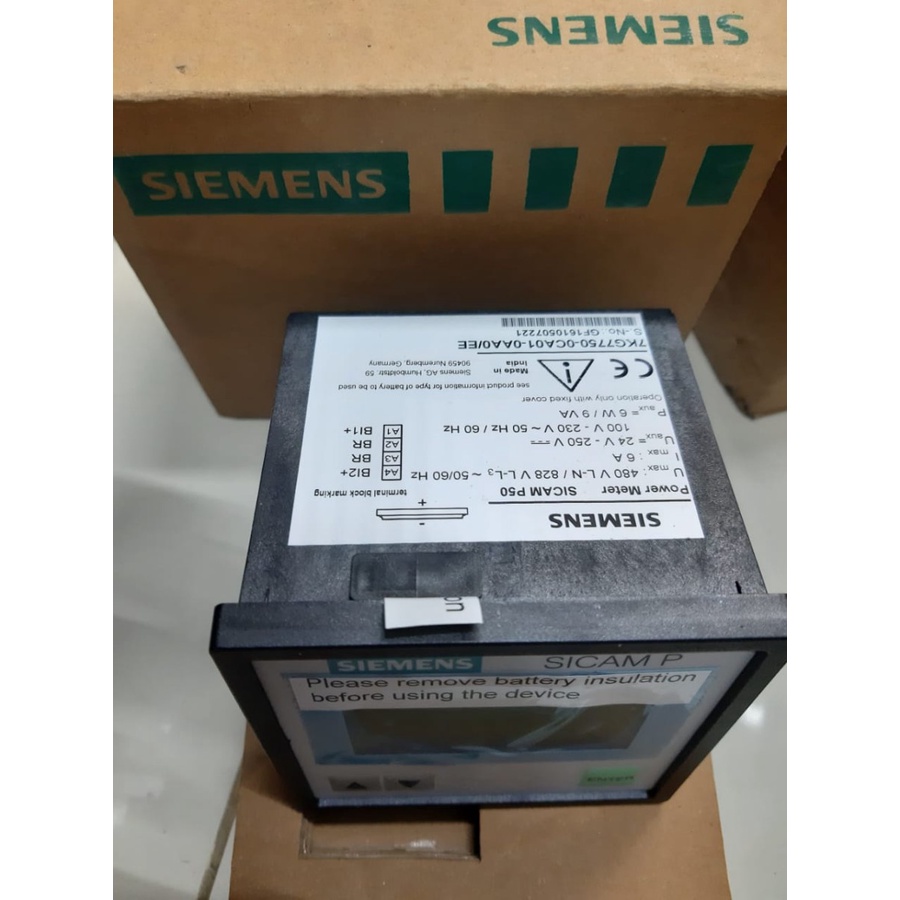 SIEMENS 7KG7750-0CA01-0AA0 7KG7750-0CA01-0AA0/EE SICAM P50 Power Meter