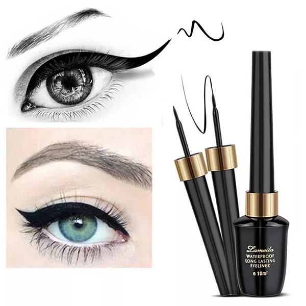 Lameila Liquid Eyeliner Waterproof / Eye Liner Cair Hitam Anti Air Tahan Lama / TS-116