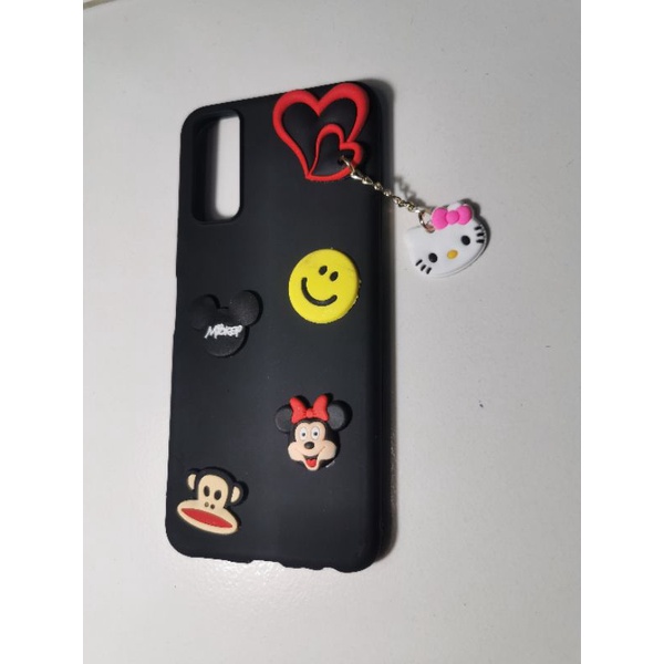 Softcase tpu overseas timbul tempel Y20i Redmi 9c motif random ya