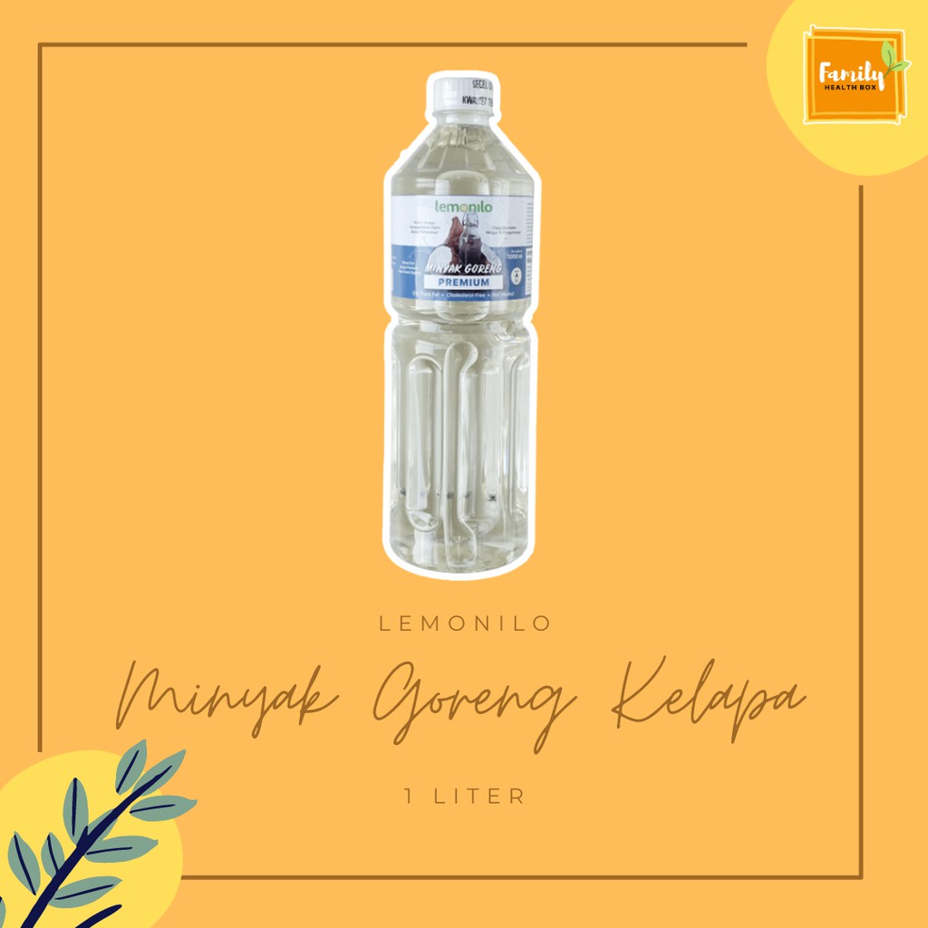 Minyak Goreng Kelapa Premium Lemonilo Kemasan Botol 1 Liter