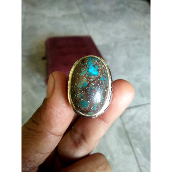 Natural batu pirus persia lawasan jaminan asli