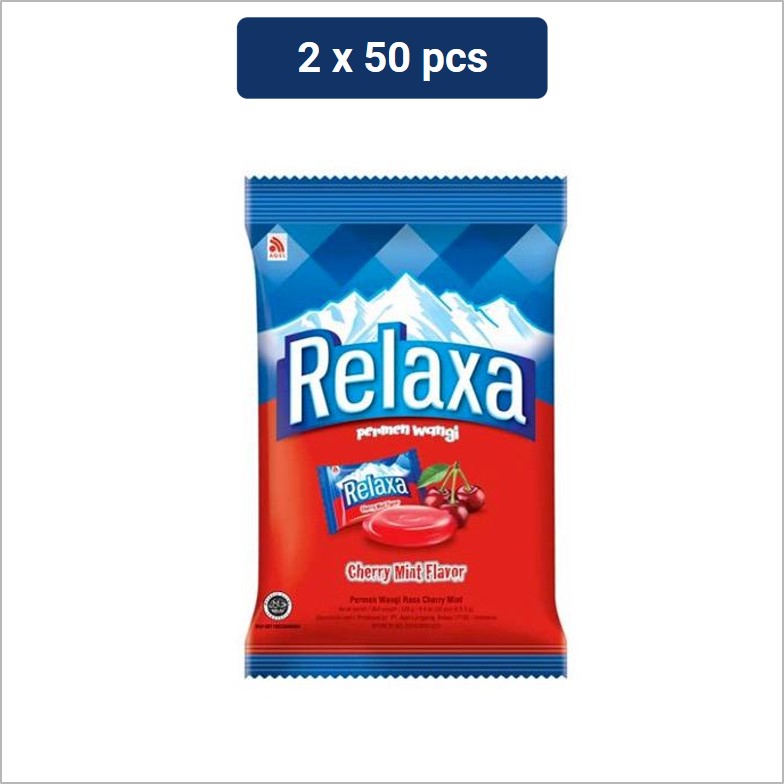 

Relaxa Permen Wangi Cherry Mint 2 x 50 pcs