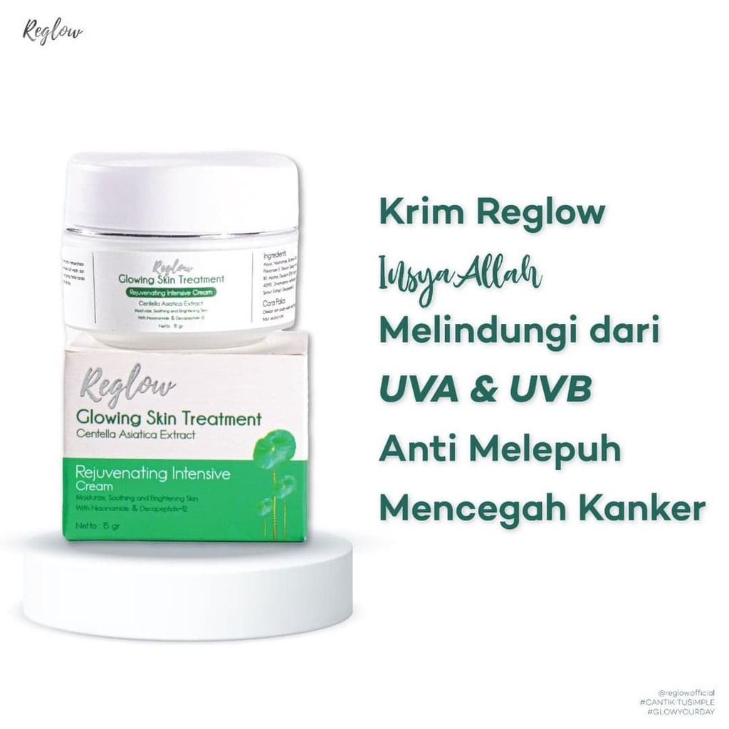 Reglow Series Glowing Skin Treatment By Amura Original BPOM / Paket Skincare Wajah Glowing Anti Acne-Intensive Cream