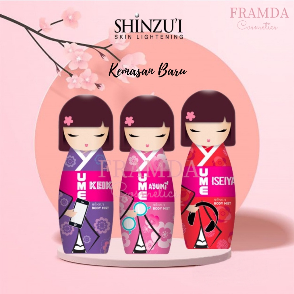 ❣️FRAMDA❣️SHINZUI UME Body Mist Ayumi Iseiya Keiko 100 ml | Parfum | Minyak Wangi