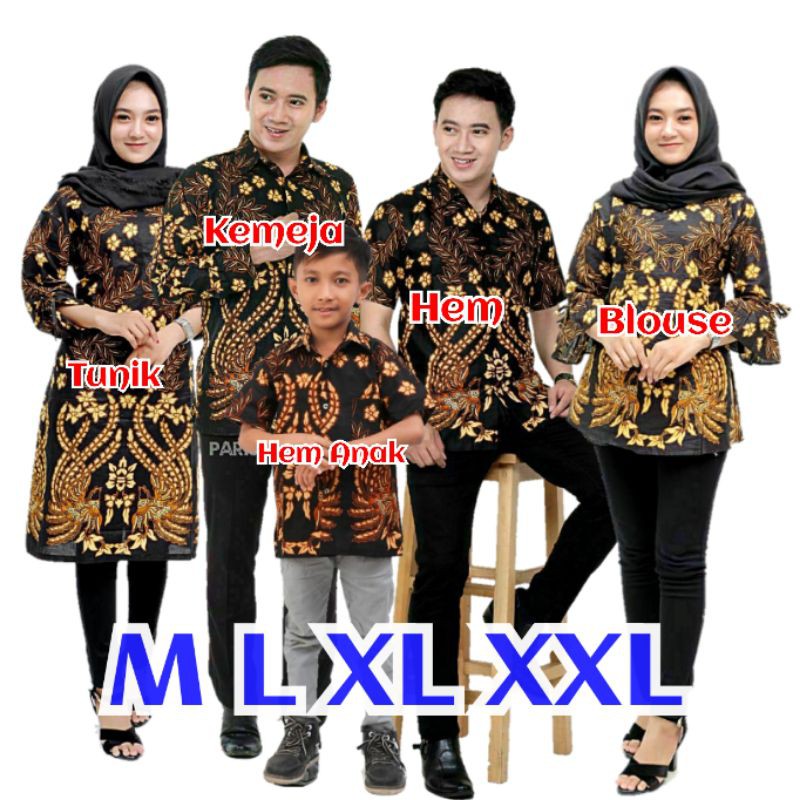 Batik Couple keluarga sania ruffle ori ndoro jowi dnt mataram