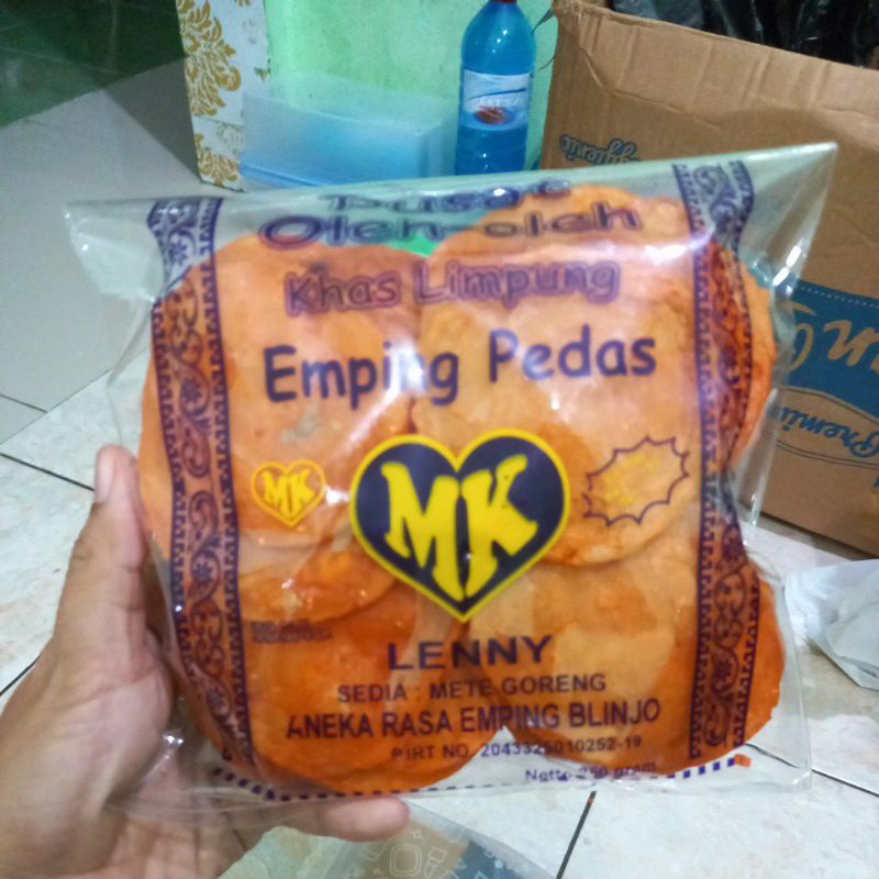 emping limpung MK Lennny pedas