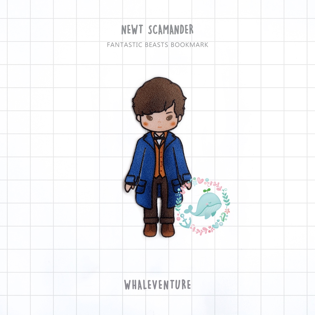 Fantastic Beasts / Newt Scamander / Pembatas Buku Fantastic Beasts / Fantastic Beasts Bookmark