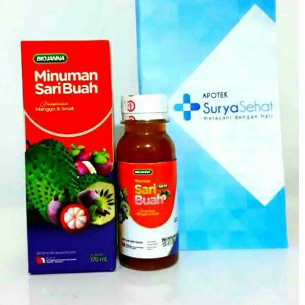 Biojanna Sari Buah 100ml atau 170ml - Ekstrak Sirsak Kulit Manggis