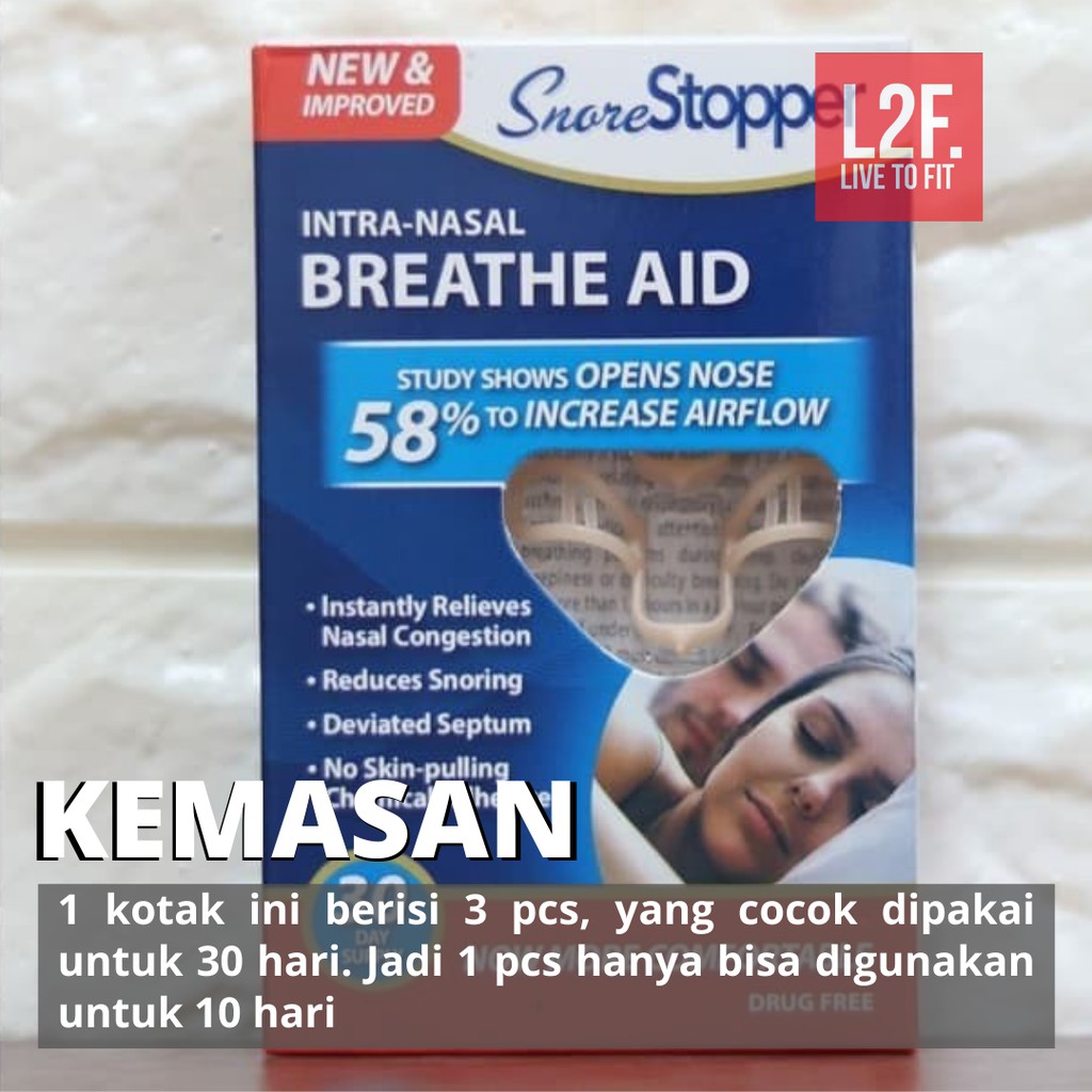 Alat Anti Ngorok Dengkur Saat Tidur Snore Stoper Intra Nasal Breathe Aid