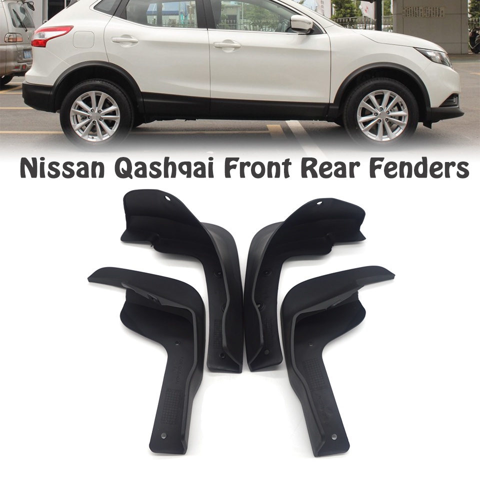 1 Set Mud Flap Pelindung Splash Untuk Fender Nissan Qashqai J11 Second Gen 2014-2016 2017 2018 2019