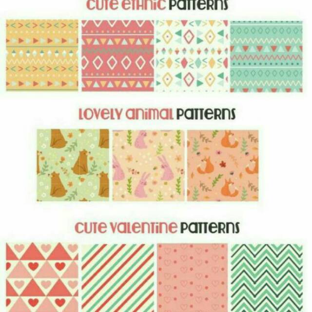 

PILIHAN PATTERN HURUF (TIDAK UNTUK DIORDER)