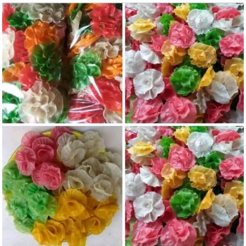 

dapros/kue bentuk kembang ros oleh" bogor isi 30pcs