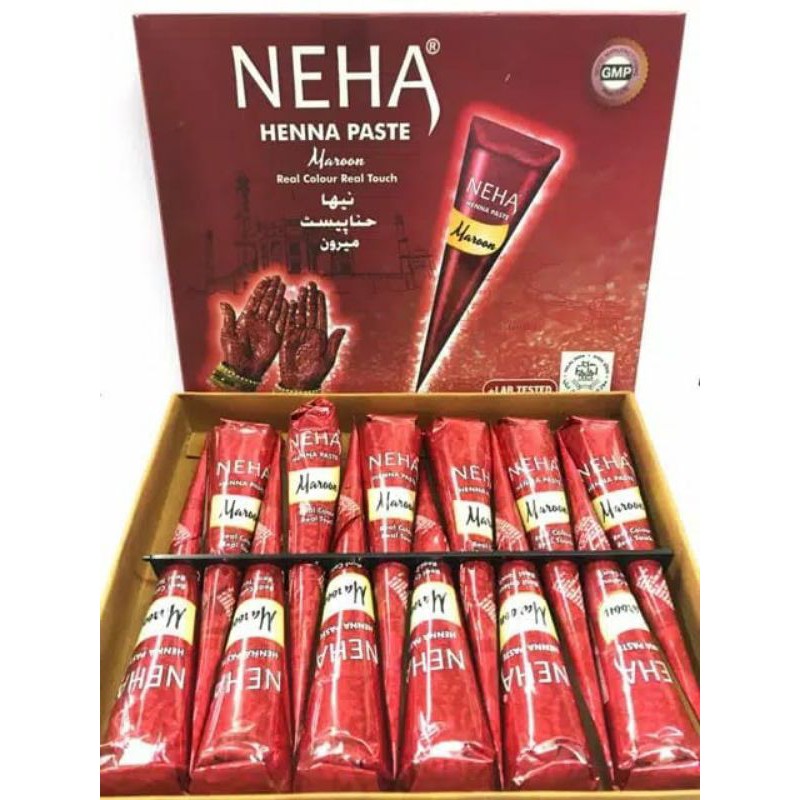 Henna NEHA Maroon 1.pcs