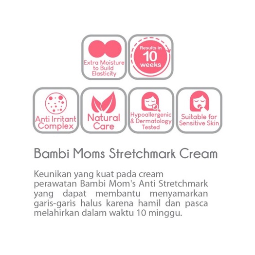 Bambi Moms Stretchmark Cream 100ml