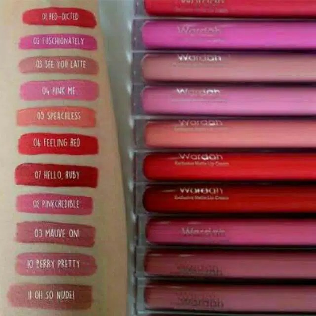 Wardah exclusive lipcream (lipcream wardah)