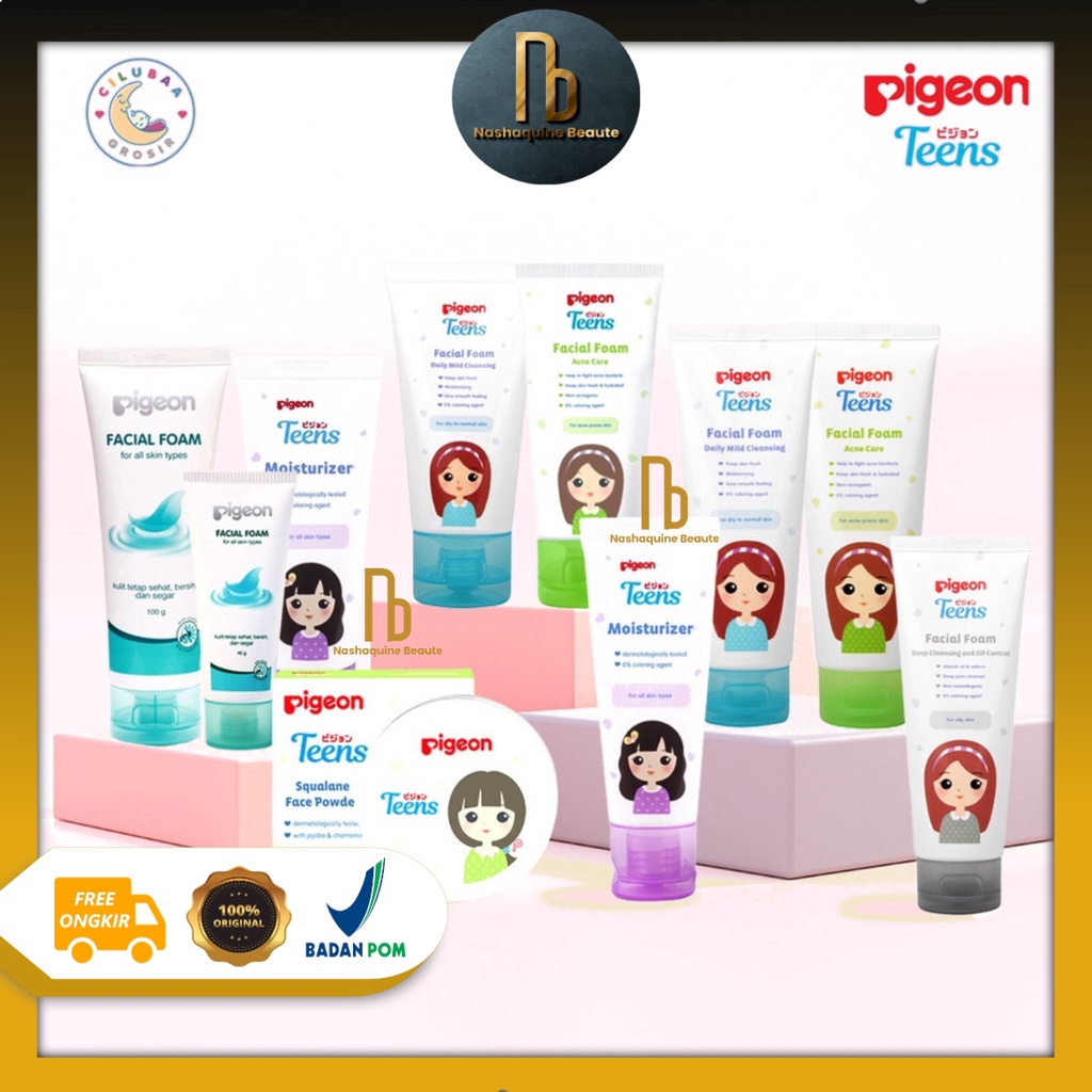 PIGEON TEENS Facial Foam - Moisturizer For All Skin - Sabun Wajah Pelembab