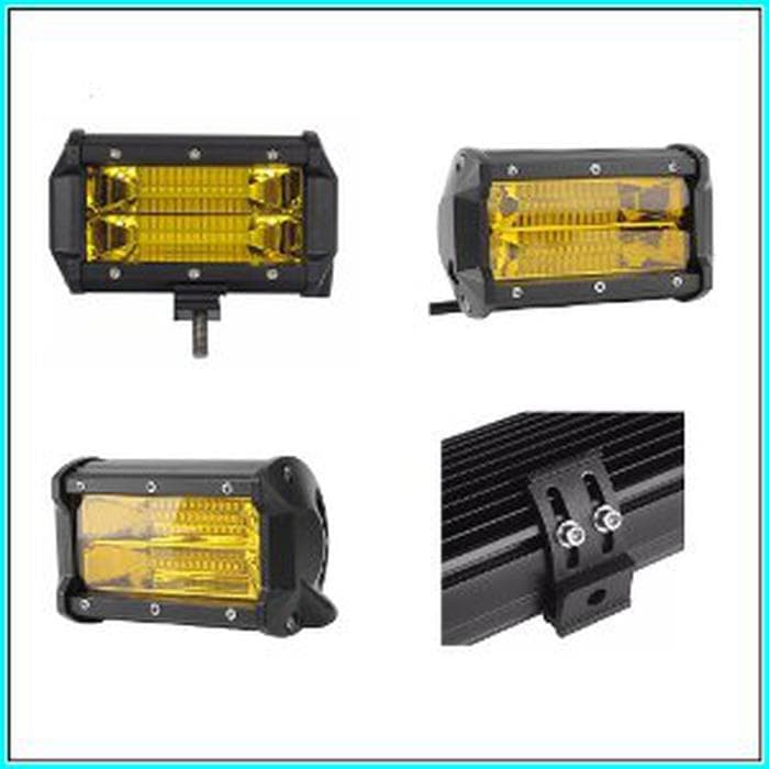 Lampu LED Sorot Offroad 72Watt KECIL Kuning WORKING LIGHT CREE 72 WAT