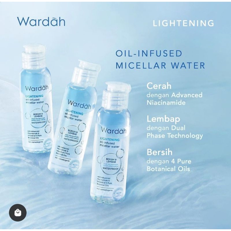 ☀️cahaya acc☀️wardah lightening micellar water